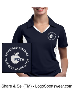 Ladies Side Blocked Polo Design Zoom